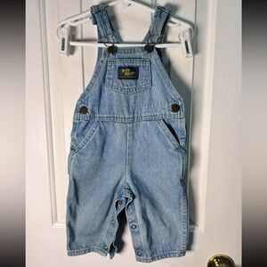 VINTAGE rare OshKosh B'gosh Light Blue Overalls